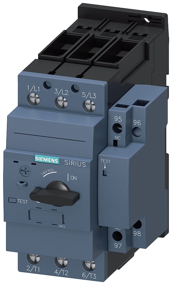 SIEMENS - SIE3RV21314VA10 Interruttore automatico, S2, protezione motore, Class 10, sganciatore A 35 ... 45 A, sganciatore N 650 A