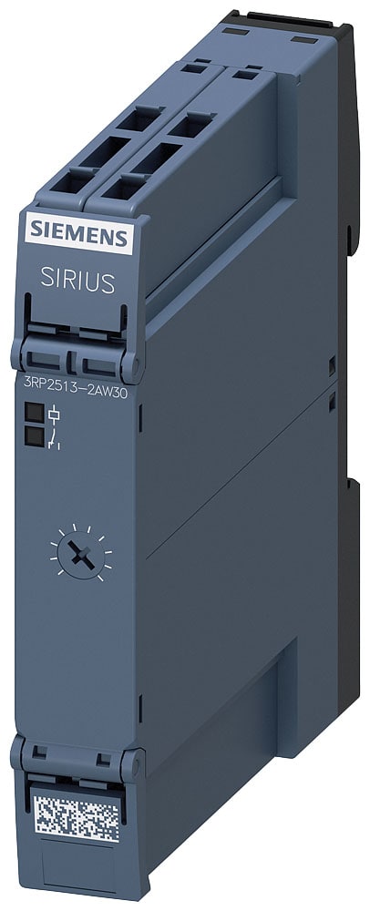SIEMENS - SIE3RP25132AW30 Relè a tempo, ritardato alleccitazione, 1CO, 1 campo di temporizzazione, 5 ... 100 s, AC/DC 12 ... 240 V