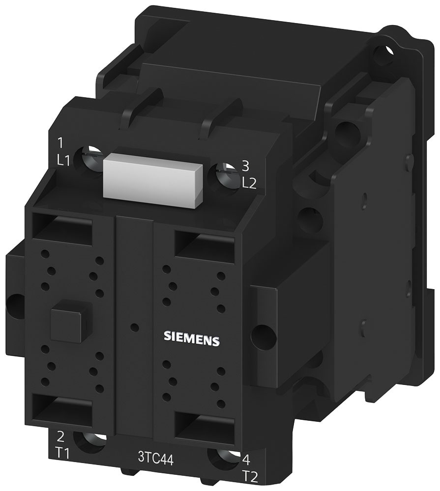 SIEMENS - SIE3TC44170BG2 Contattore gr. costr. 2, a 2 poli DC-3 e 5, 32 A, blocchetto di contatti ausiliari 22 (2NO+2NC), comando in AC