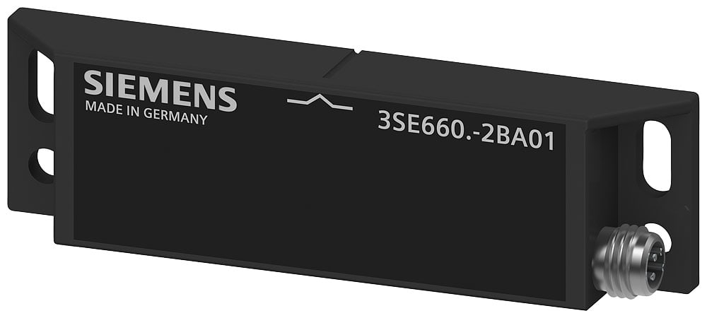 SIEMENS - SIE3SE66042BA01 Interruttore magnetico, blocchetto di contatti, 25 x 88 mm, 20E, M8, connettore a 4 poli