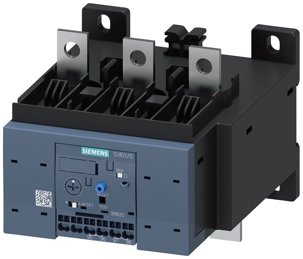 SIEMENS - SIE3RB20561FF2 Relè di sovraccarico 50 ... 200 A per protezione motore, S6, Class 10, RESET Manuale-Automatico
