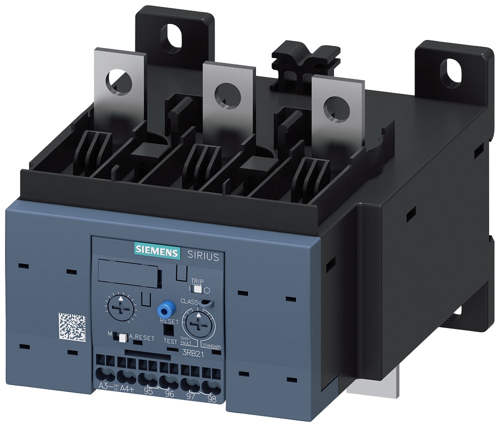 SIEMENS - SIE3RB21534FF2 Relè di sovraccarico 50 ... 200 A per protezione motore, S6, Class 5 ... 30, RESET Manuale-Automatico