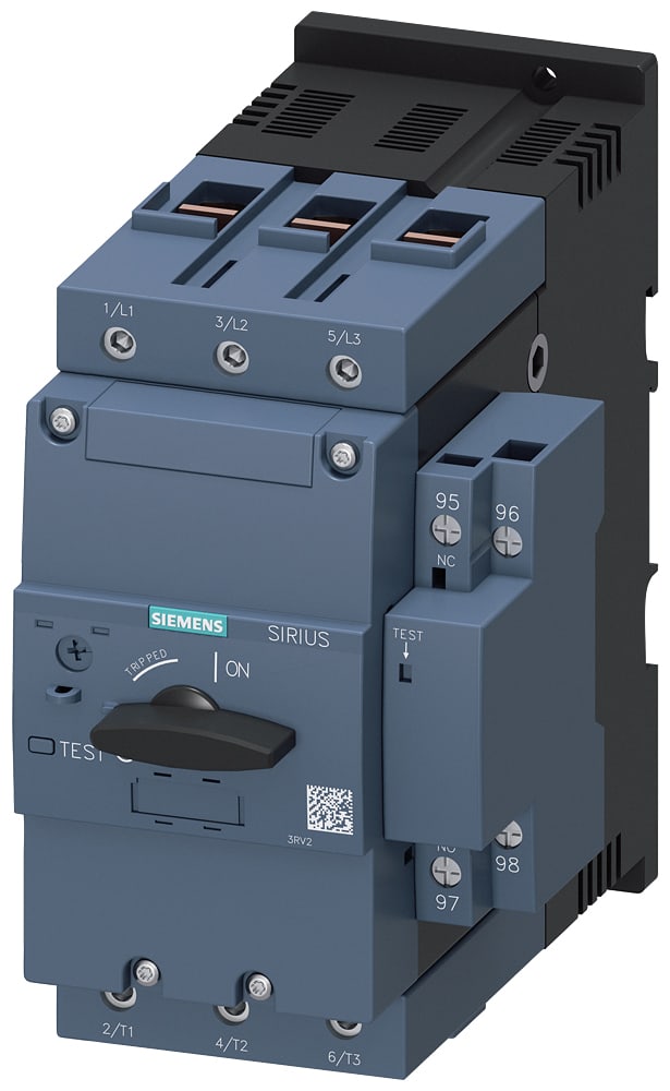 SIEMENS - SIE3RV21424HA10 Interruttore automatico, S3, protezione motore, Class 10, sganciatore A 36 ... 50 A, sganciatore N 650 A