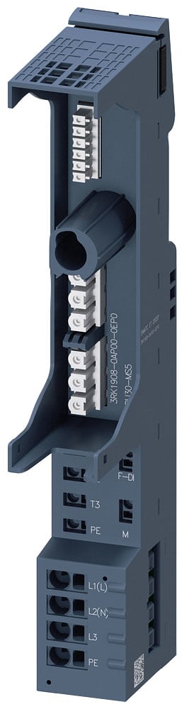 SIEMENS - SIE3RK19080AP000EP0 Base Unit ET 200SP con F-DI per avviatori motore con alimentazione 500 V