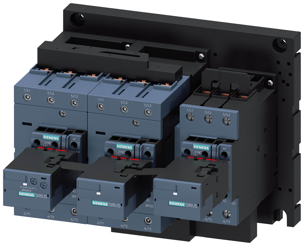 SIEMENS - SIE3RA24458XF321AL2 Teleavviatore stella-triangolo AC-3, 75 kW/400 V, AC 230 V, 50/60 Hz, S3, 3NO+3NC
