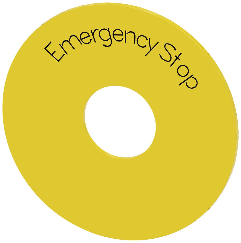 SIEMENS - SIE3SU19000BB310DA0 TARG GIALA 75MM EMERGENCY STOP