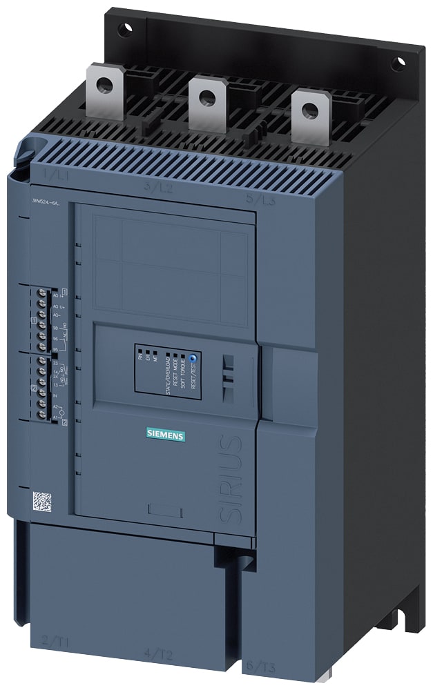 SIEMENS - SIE3RW52466AC14 Softstarter SIRIUS 200 ... 480 V 370 A, AC 110 ... 250 V, morsetti a vite, uscita analogica