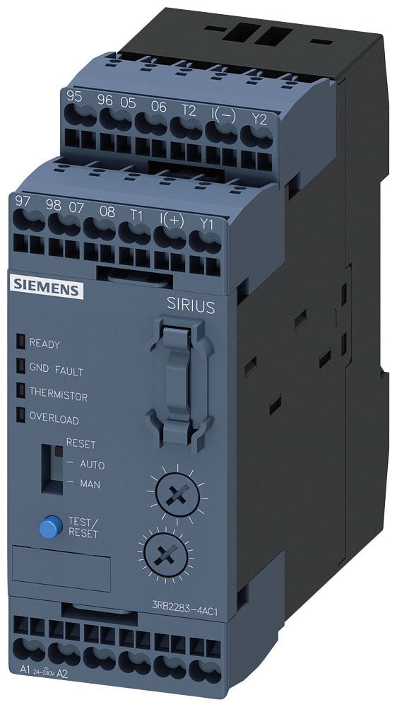 SIEMENS - SIE3RB22834AC1 Unità di controllo per protezione completa del motore (monostabile) S00 ... S12, Class 5 ... 30