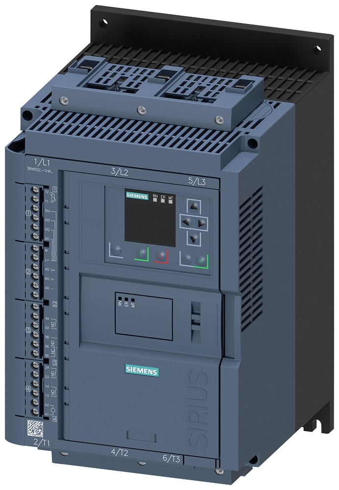 SIEMENS - SIE3RW55241HA16 SIRIUS softstarter 200 ... 690 V 47 A, AC 110 ... 250 V morsetti a vite