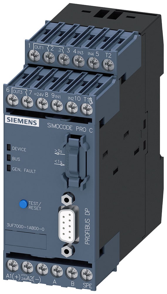 SIEMENS - SIE3UF70001AB000 SIMOCODE PRO C MODULO BASE 24 VAC