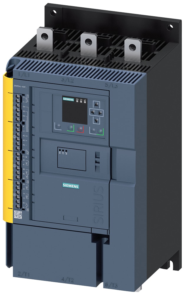 SIEMENS - SIE3RW55446HF04 SIRIUS softstarter 200 ... 480 V 250 A, AC/DC 24 V morsetti a vite, fail-safe