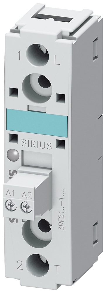 SIEMENS - SIE3RF21301AA04 Relè statico 3RF2, monofase, La=22,5 mm, 30 A 48 ... 460 V/DC 24 V
