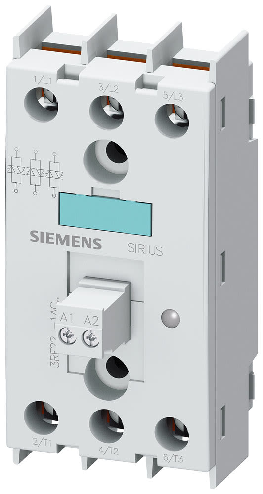 SIEMENS - SIE3RF22551AC45 RELE STATCONTR.3 FASI 55A 48-600V 4-30V