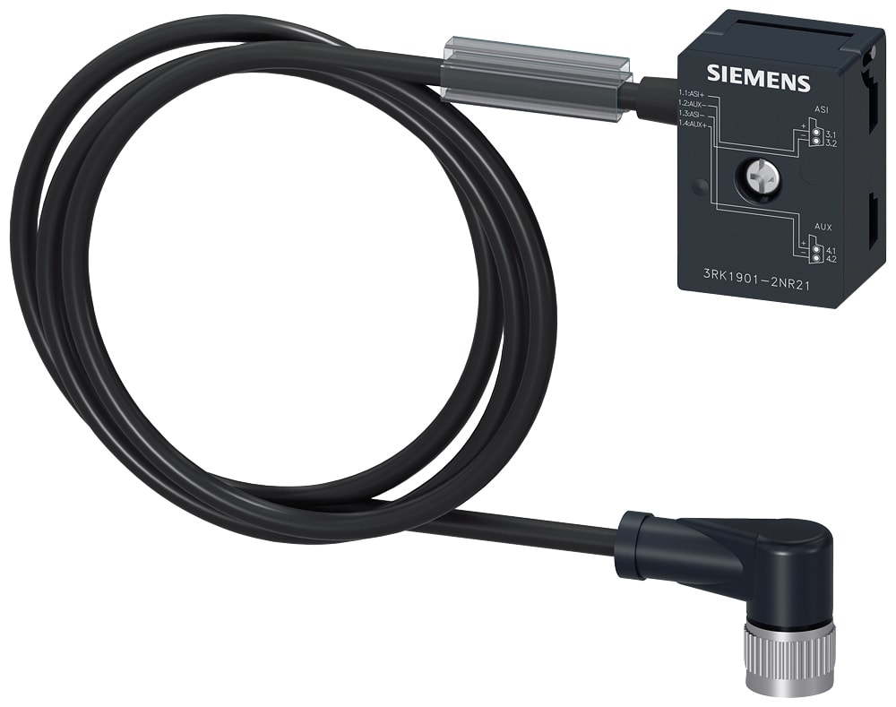 SIEMENS - SIE3RK19012NR21 AS-I M12 BRANCH AS-I AND U-AUX, 1M