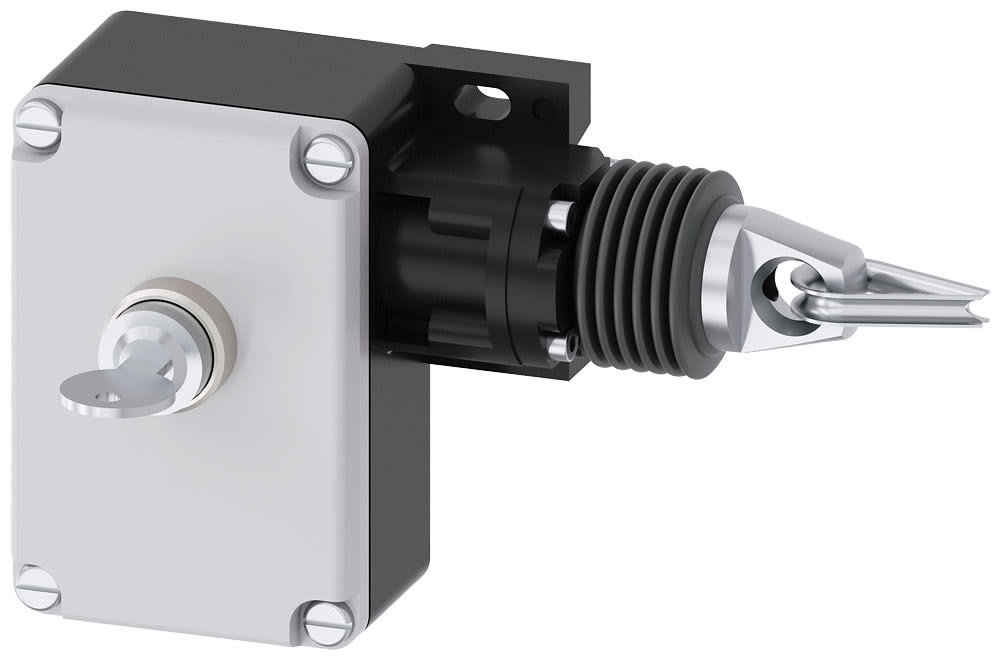 SIEMENS - SIE3SE71401CD00 Interruttore a fune, 1 x M20 x 1,5, 1NO+1NC, con bloccoEN ISO 13850 e sblocco a chiave