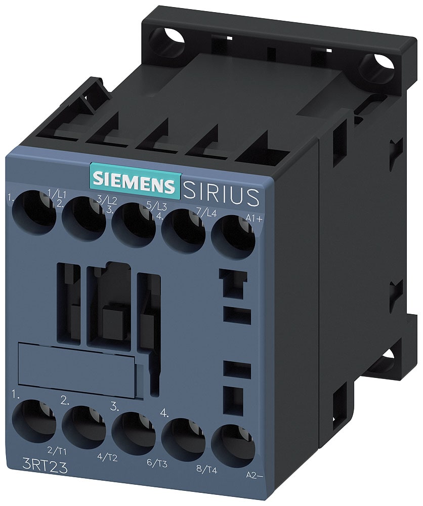 SIEMENS - SIE3RT23171BB40 Contattore, AC-1, 22 A/400 V/40 °C, S00, a 4 poli, DC 24 V