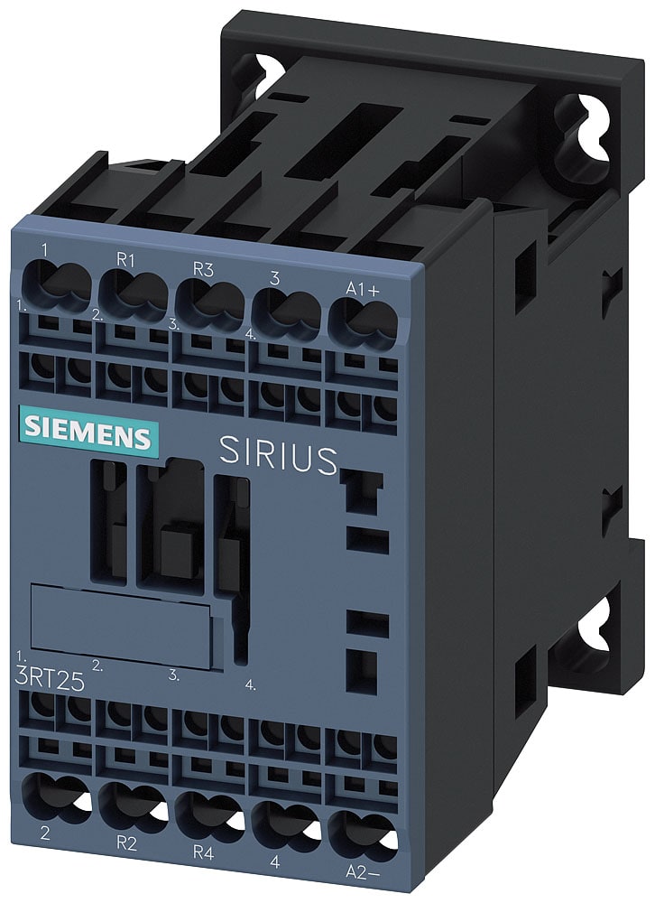 SIEMENS - SIE3RT25172FW40 Contattore 2NO+2NC, AC-3, 5,5 kW DC 48 V, a 4 poli, 2NO+2NC