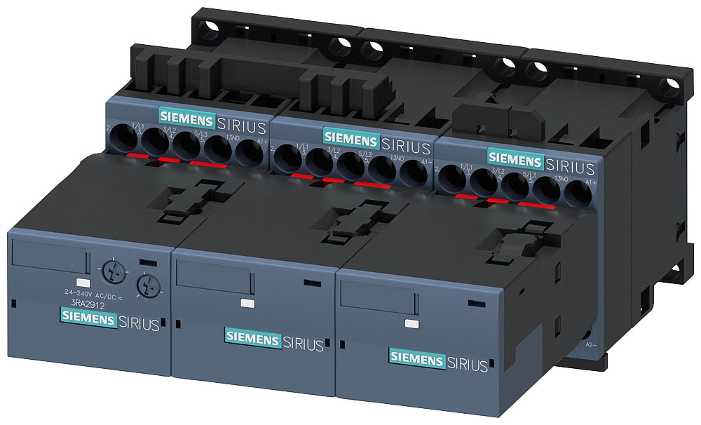 SIEMENS - SIE3RA24168XF311BB4 Teleavviatore stella-triangolo AC-3, 7,5 kW/400 V, DC 24 V, a 3 poli S00