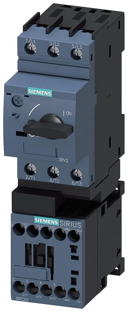SIEMENS - SIE3RA21101DA151BB4 Partenza, avviatore diretto, S00, 2,2 ... 3,2 A, DC 24 V, 150 kA