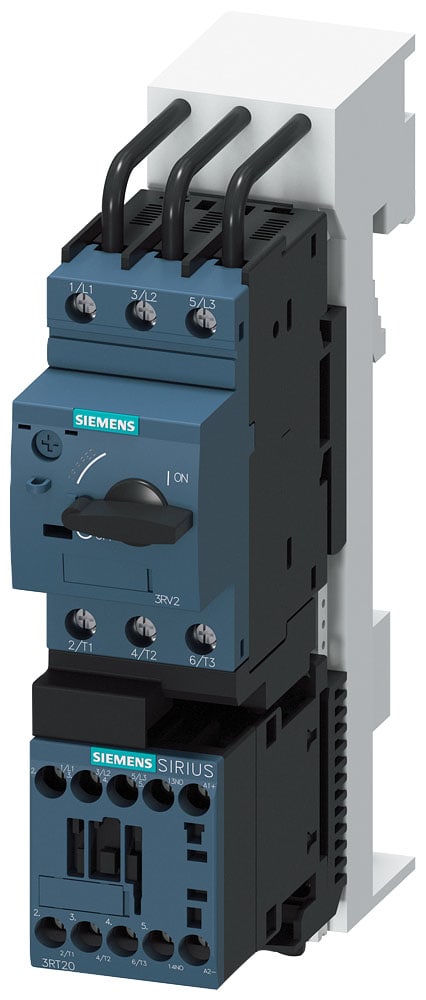 SIEMENS - SIE3RA21101ED151BB4 Partenza, avviatore diretto, S00, 2,8 ... 4 A, DC 24 V, 150 kA