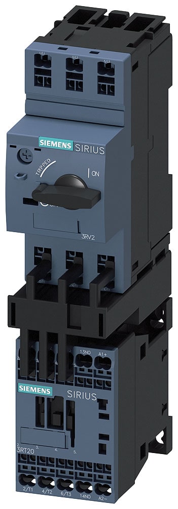 SIEMENS - SIE3RA21101CE151BB4 Partenza, avviatore diretto, S00, 1,8 ... 2,5 A, DC 24 V, 150 kA