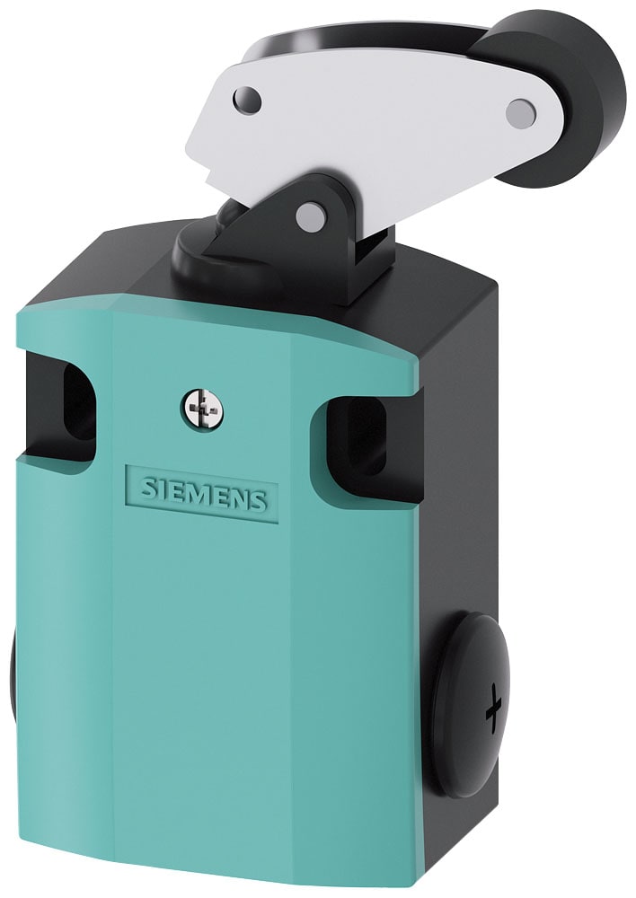SIEMENS - SIE3SE51220BF01 Interruttore di posizione, custodia in metallo larghezza 56 mm, 1NO/1NC contatti ad azione lenta