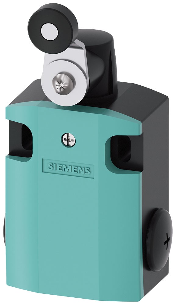 SIEMENS - SIE3SE51220BH01 Interruttore di posizione, custodia in metallo larghezza 56 mm, 1NO/1NC contatti ad azione lenta