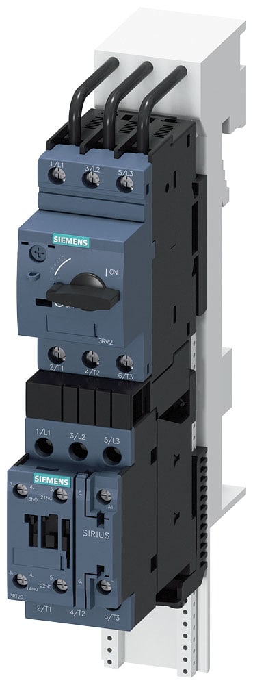 SIEMENS - SIE3RA21201KD240AP0 Partenza, avviatore diretto, S0, 9 ... 12,5 A, AC 230 V/50 Hz, 150 kA