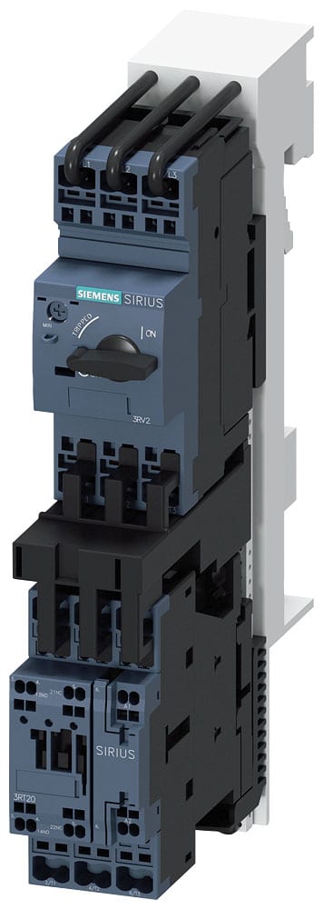 SIEMENS - SIE3RA21201JH240AP0 Partenza, avviatore diretto, S0, 7 ... 10 A, AC 230 V/50 Hz, 150 kA