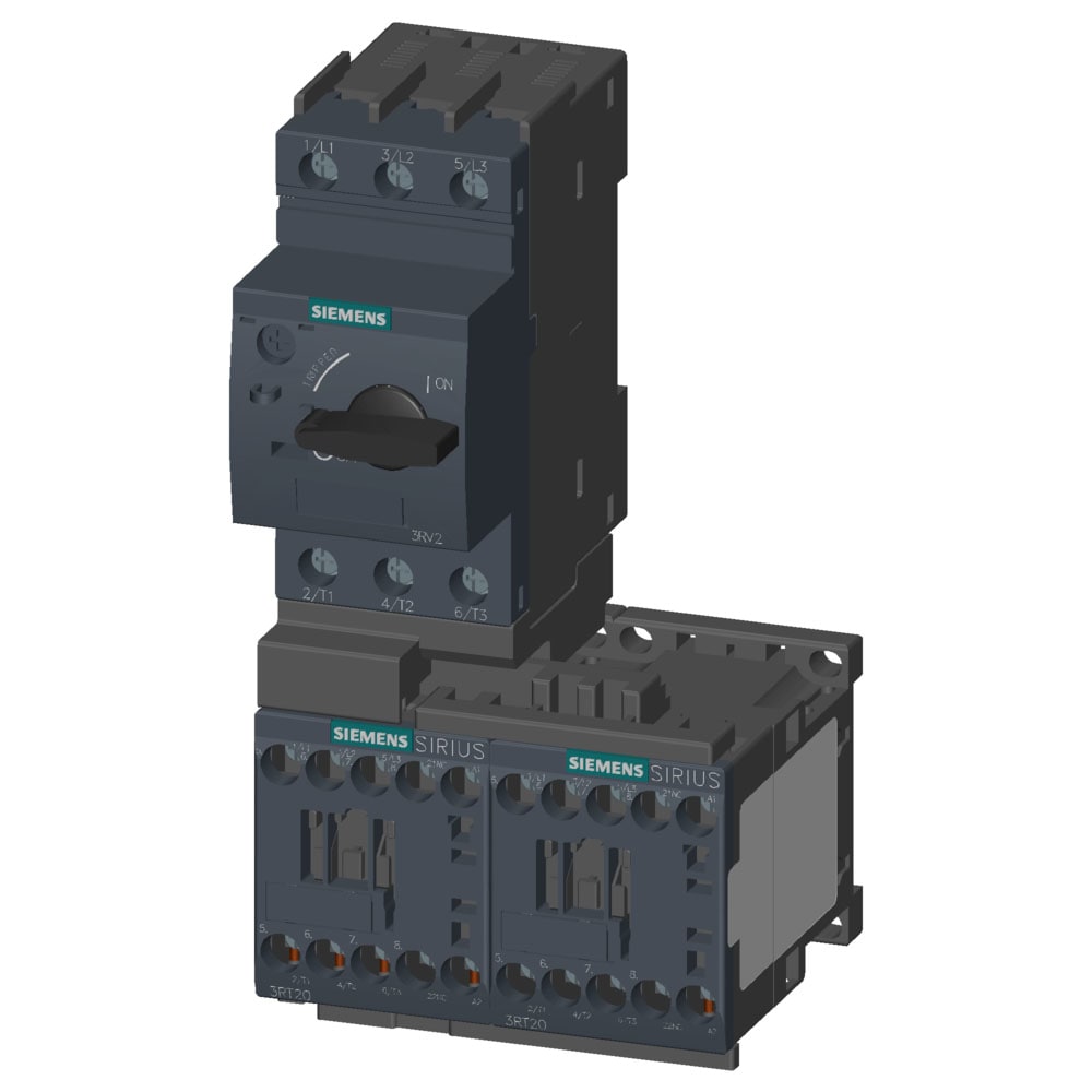 SIEMENS - SIE3RA22101BA152AP0 Partenza, avviatore invertitore, S00, 1,4 ... 2 A, AC 230 V, 50/60 Hz, 150 kA