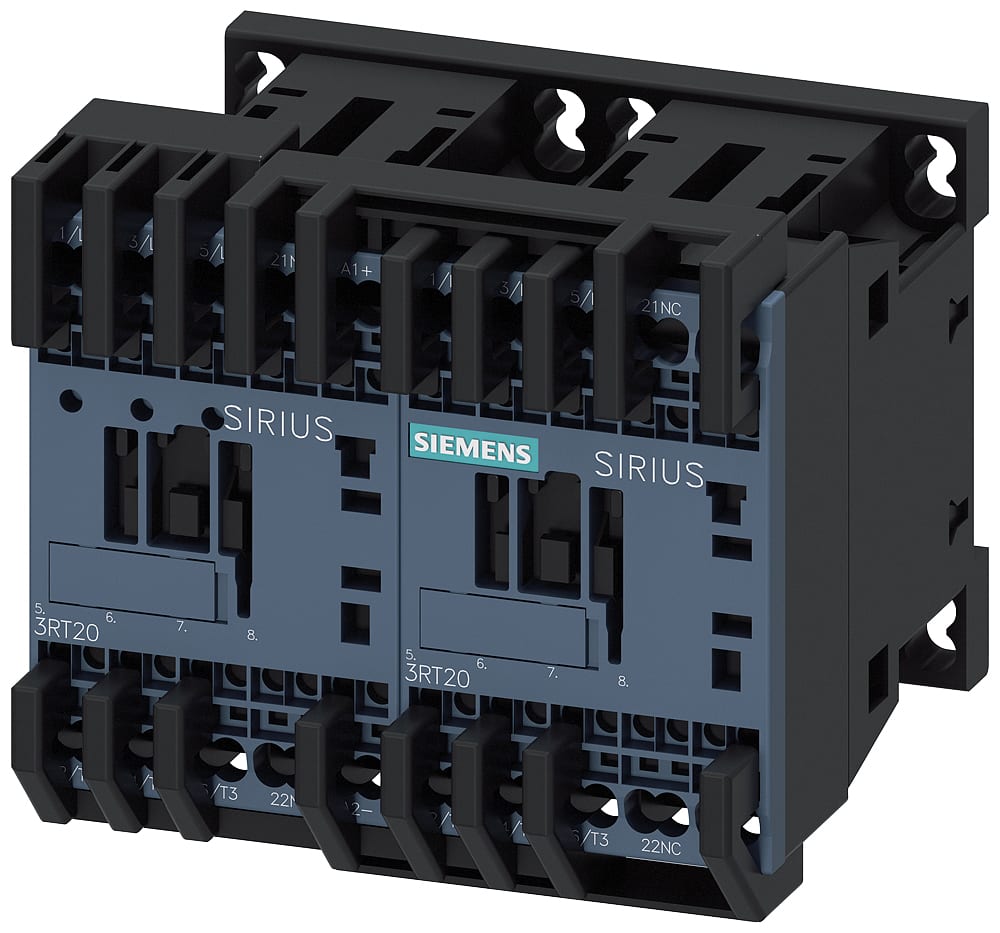 SIEMENS - SIE3RA23178XE302BB4 Teleinvertitore completo con I/O-Link, AC-3, 5,5 kW/400 V DC 24 V, a 3 poli S00