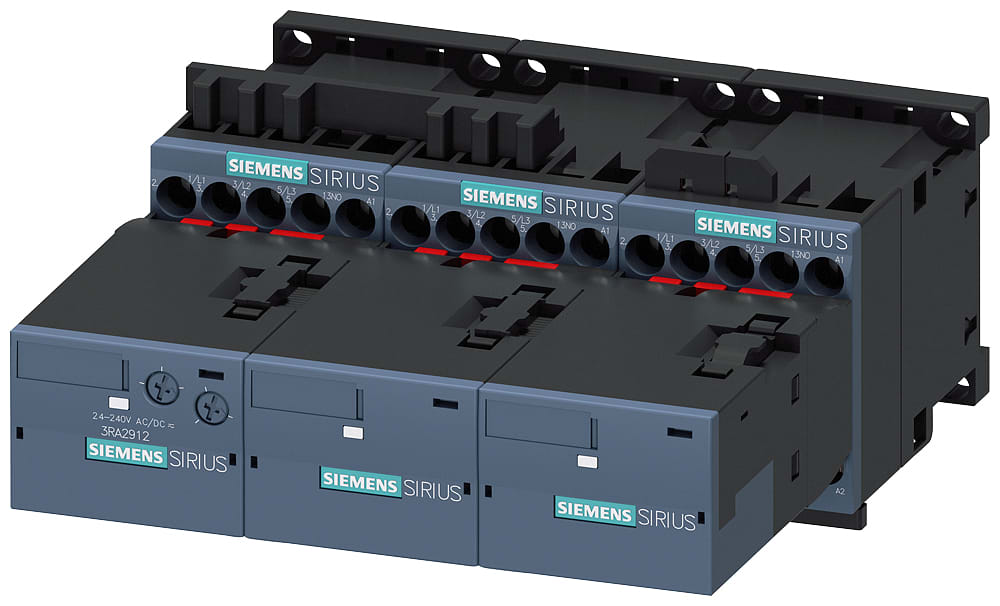 SIEMENS - SIE3RA24178XF311AB0 Teleavviatore stella-triangolo AC-3, 11 kW/400 V AC 24 V, 50/60 Hz, a 3 poli S00