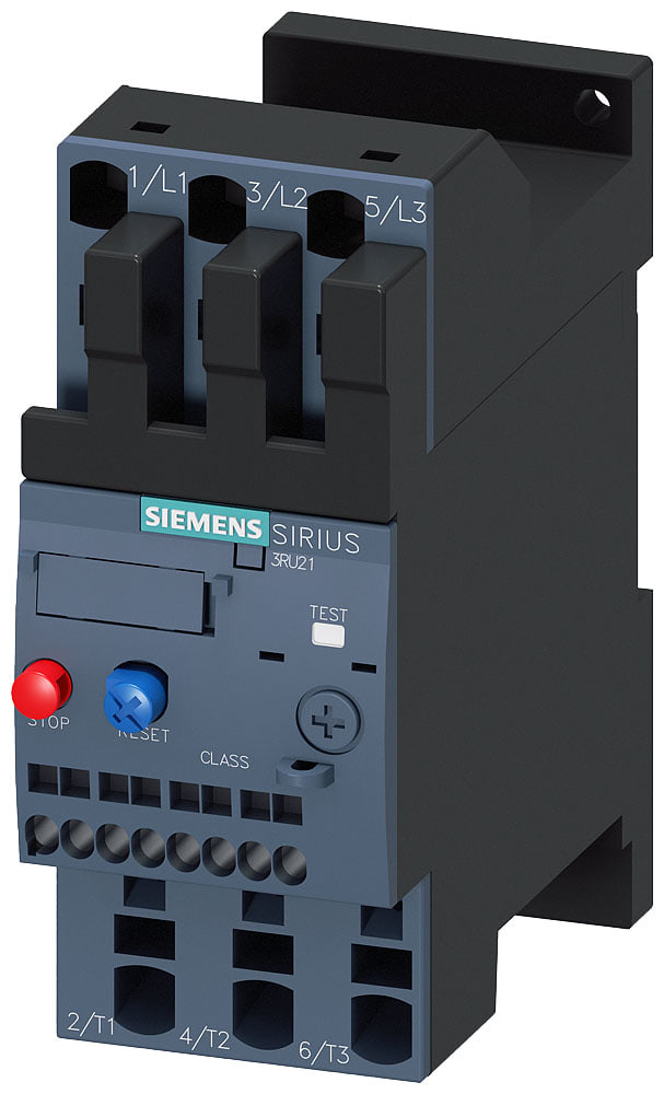 SIEMENS - SIE3RU21264DC1 Relè di sovraccarico 20 ... 25 A per protezione motore, S0, Class 10
