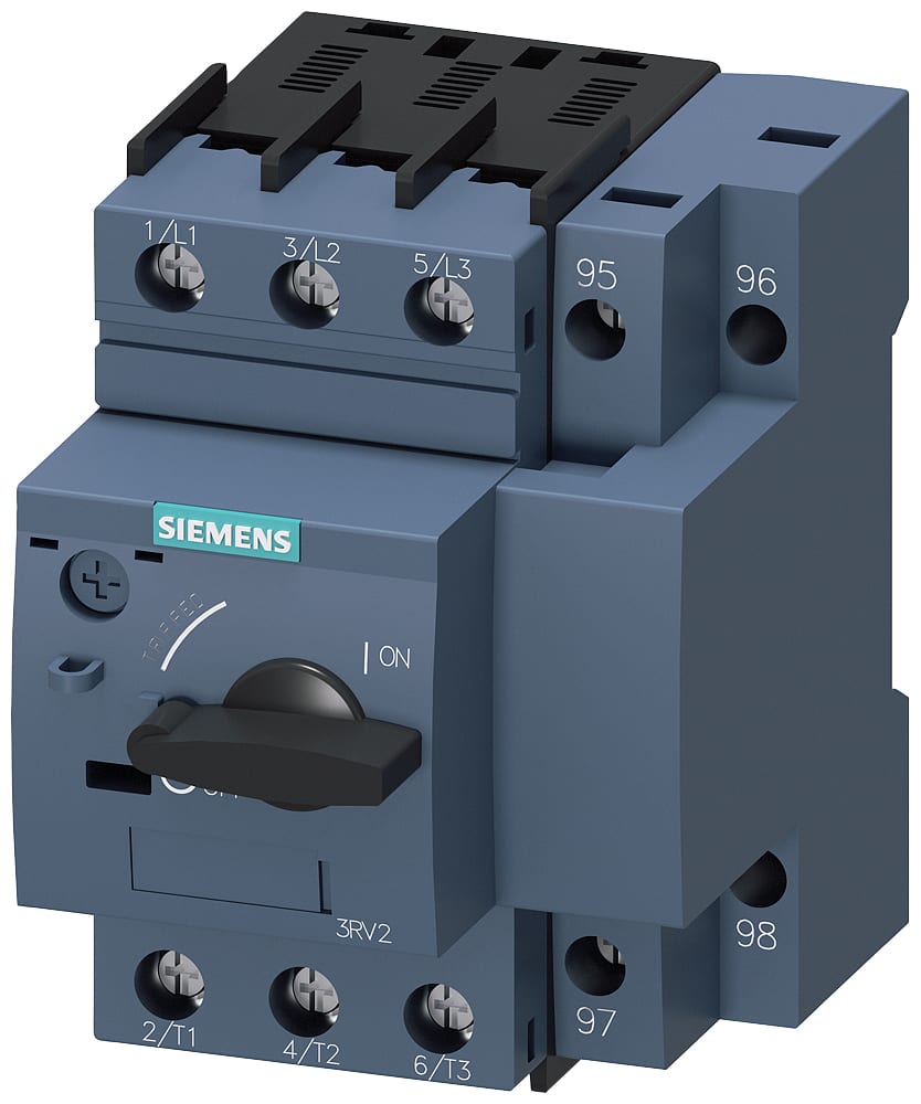 SIEMENS - SIE3RV21110KA10 Interruttore automatico, S00, protezione motore, Class 10, sganciatore A 0,9 ... 1,25 A, sganciatore N 16 A