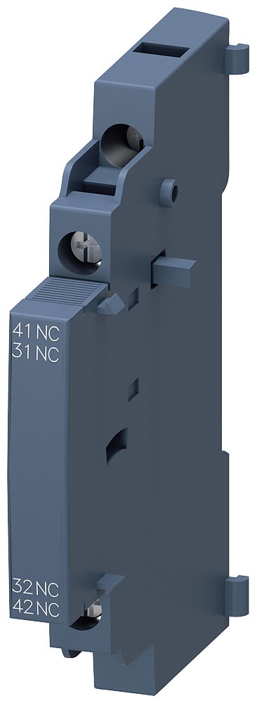 SIEMENS - SIE3RV29011C Blocchetto di contatti ausiliari, montabile lateralmente, 2NC, per interruttori automatici, S00/S0