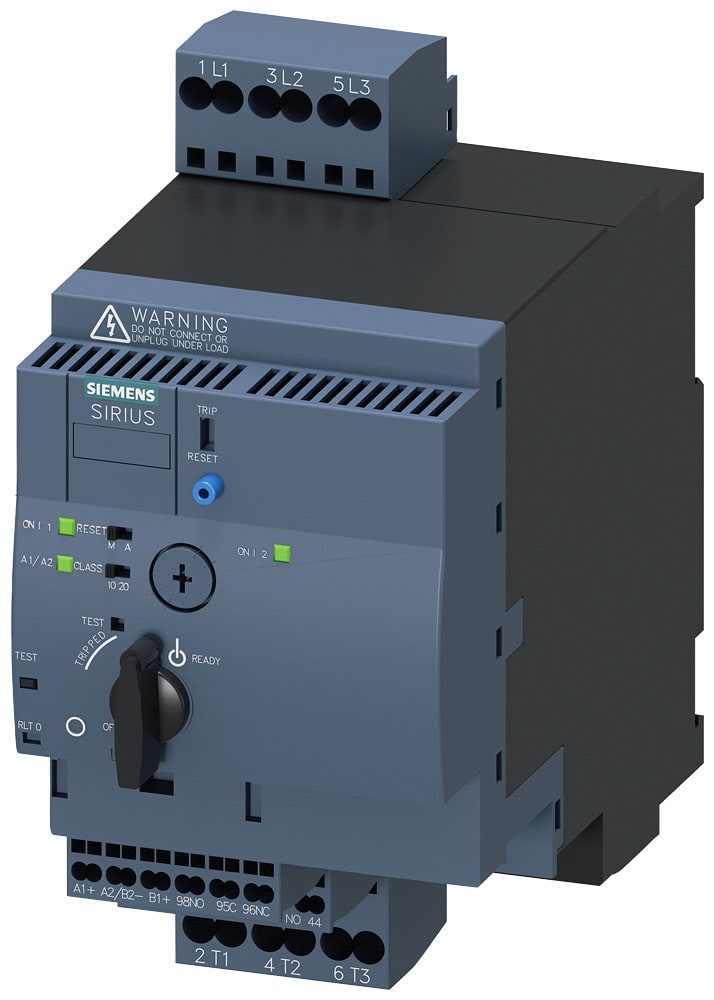 SIEMENS - SIE3RA62502DB32 SIRIUS Partenza compatta avviatore reversibile 690 V, AC/DC 24 V, 50 ... 60 Hz, 3 ... 12 A
