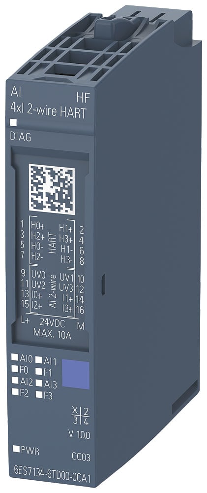 SIEMENS - SIE6ES71346TD000CA1 ET 200SP, AI 4XI 2-WIRE 4..20MA HART