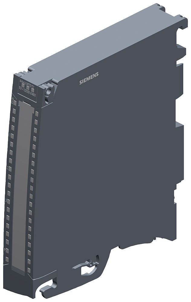 SIEMENS - SIE6ES75317QD000AB0 SIMATIC S7-1500 AI 4 x U/I/RTD/TC ST 25 mm incl. connettore frontale push-in, elemento di alimentazione, staffa per schermo e morsetto per schermo