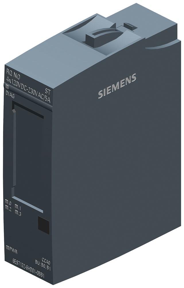 SIEMENS - SIE6ES71326HD010BB1 SIMATIC ET 200SP RQ 4x120 VDC ... 230 VAC/5 A NO ST
