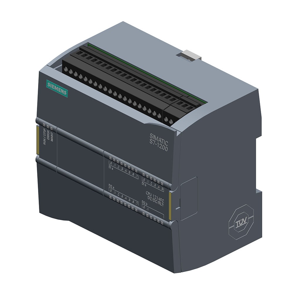 SIEMENS - SIE6ES72141HF400XB0 SIMATIC S7-1200 CPU 1214FC DC/DC/relè 14DI / 10DQ / 2AI