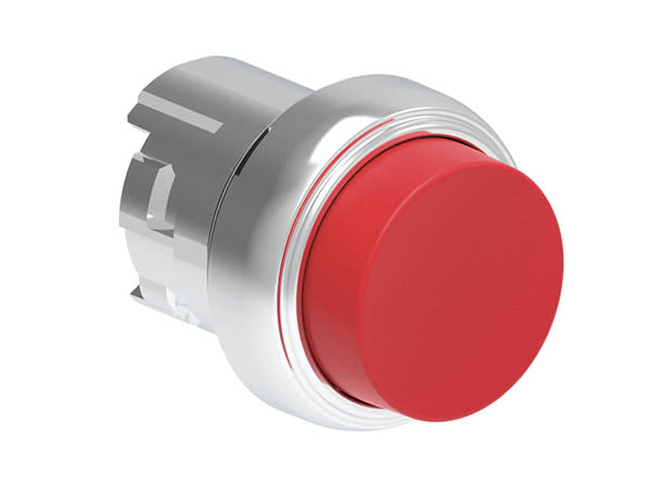 LOVATO - LOVLPSB204 PULSANTE MET. SPORGENTE ROSSO