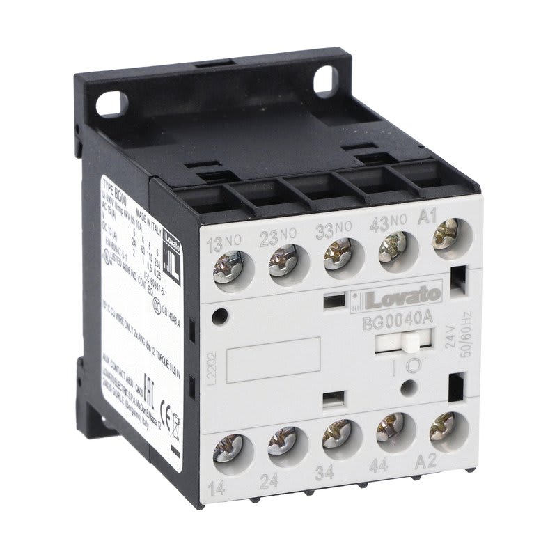 LOVATO - LOV11BG0040A11060 CONTATTORE AUX 4NO 110V 60HZ