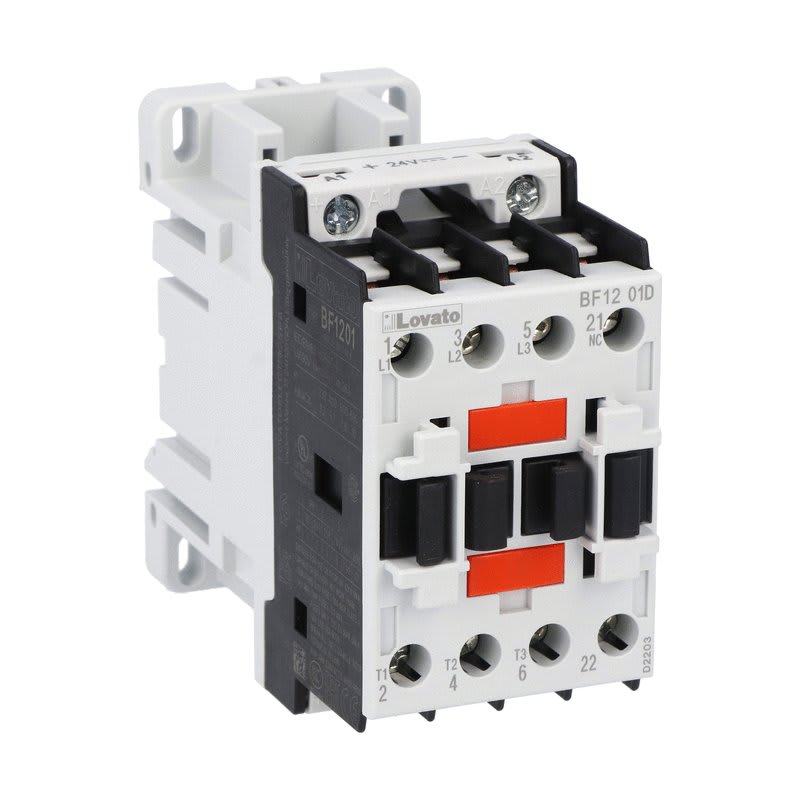 LOVATO - LOVBF1201D125 CONTATTORE 3P+1NC 12A AC3