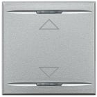 BTICINO - BTIHC4911/2AH AXOLUTE - COPRITASTO SU GIU 2 MOD CHIARO