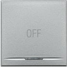 BTICINO - BTIHC4915/2AA AXOLUTE - COPRITASTO OFF 2 MOD CHIARO