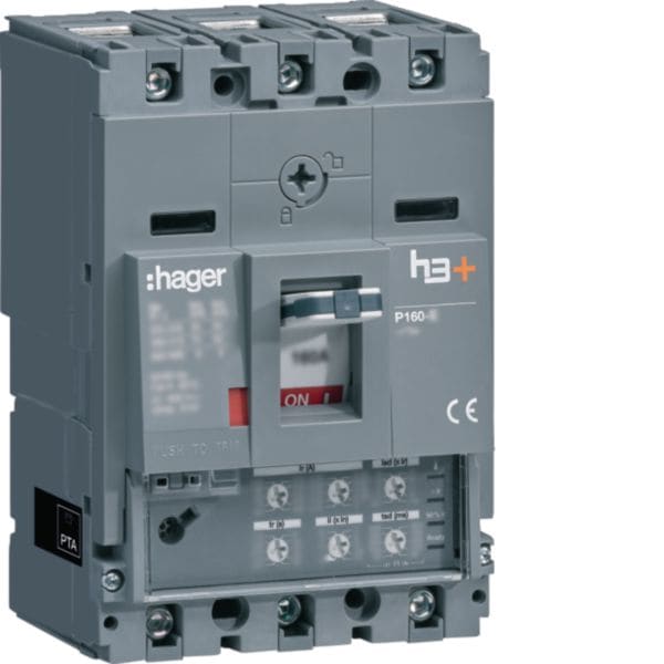 HAGER - HAGHHS100JC INT AUT H3+ P160 LSI 3P 100A 25KA