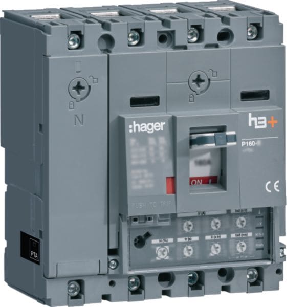 HAGER - HAGHHS161JC INT AUT H3+ P160 LSI 4P 160A 25KA N REG