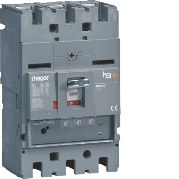 HAGER - HAGHHT160GR INT AUT H3+ P250 LSNI 3P 160A 25KA