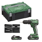 HIKOKI POWER TOOLS - HIADV18DDWRZ TRAPANO AVVIT. PERCUSS 18V, 2X2.0AH
