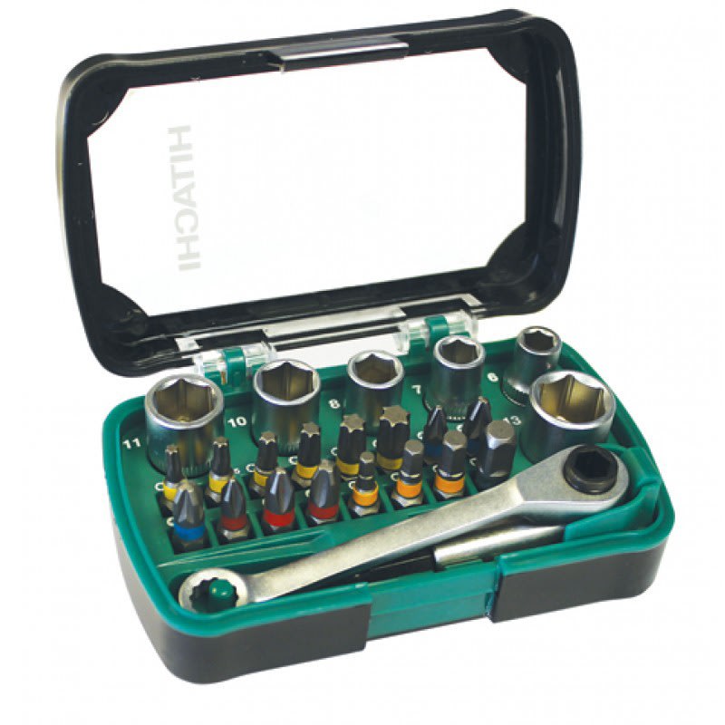 HIKOKI POWER TOOLS - HIA750362 KIT INSERTI 24 ARTICOLI L25MM